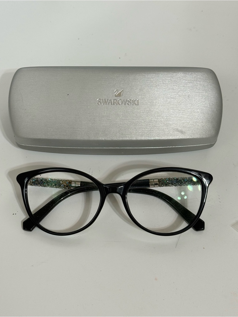 Swarovski SK5258 53-17-140 round prescription glasses 53 17 140